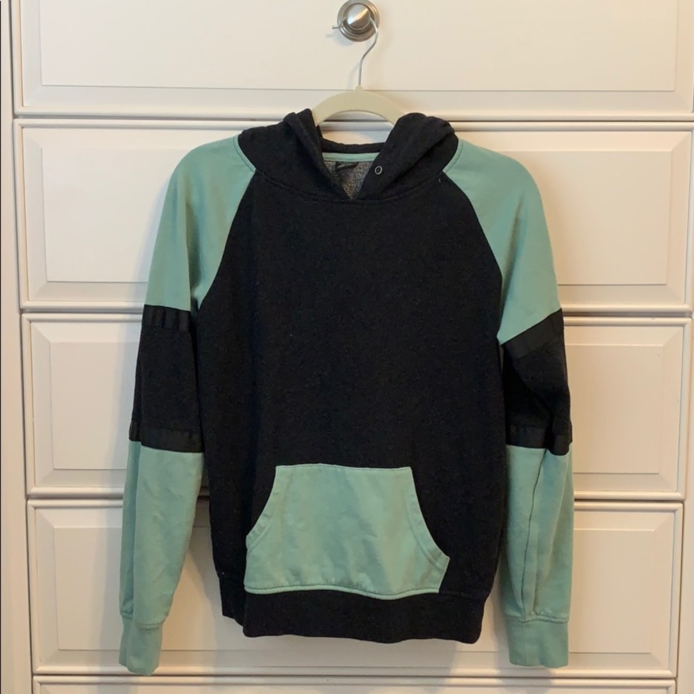 Zine Green & Black Hoodie Size S